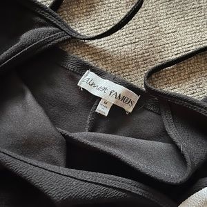 Almost Famous Dress Black With White Trim